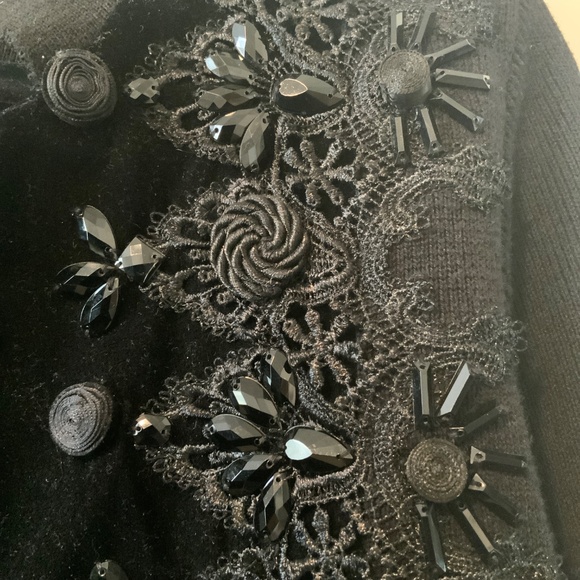 Chico’s Embellished Sweater Jacket - Picture 3 of 5